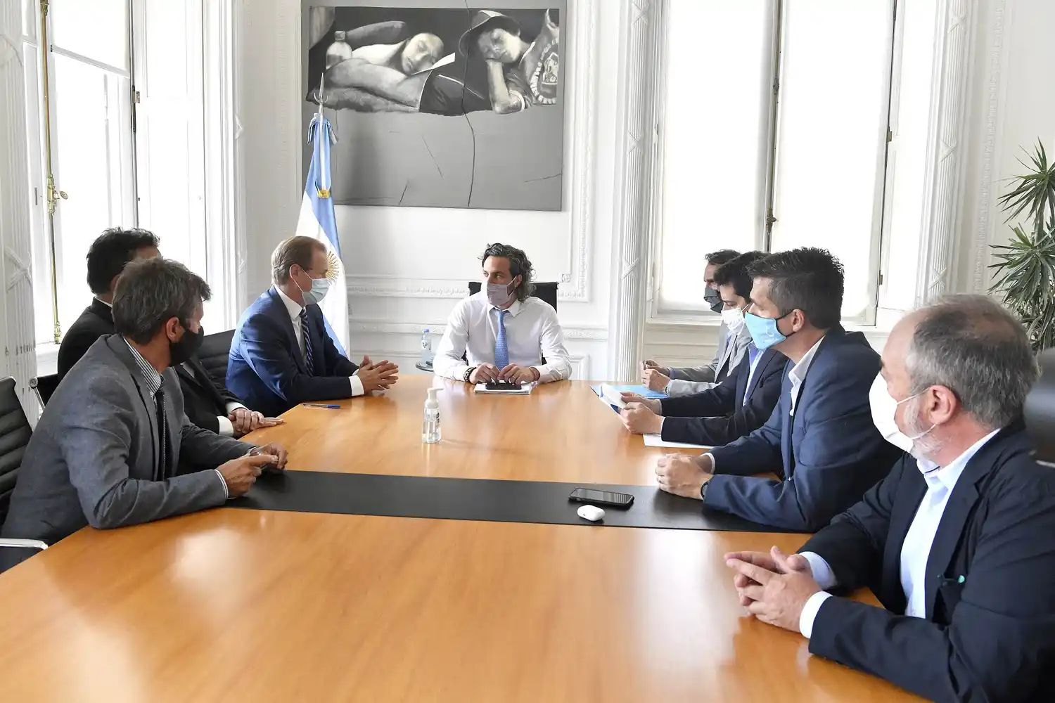 Bordet acordó con Nación nuevas obras hídricas 