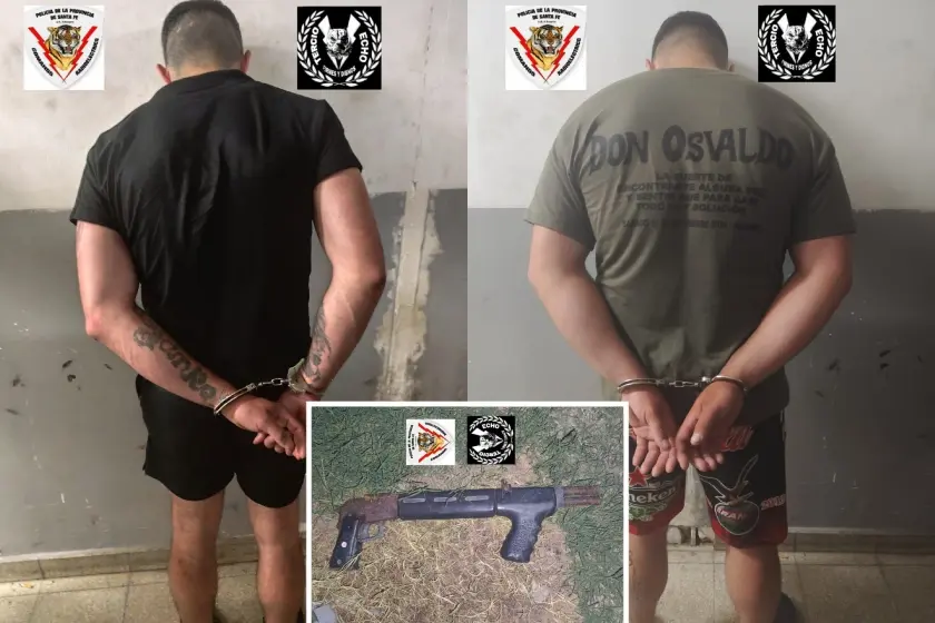 Dos detenidos en zona noroeste.