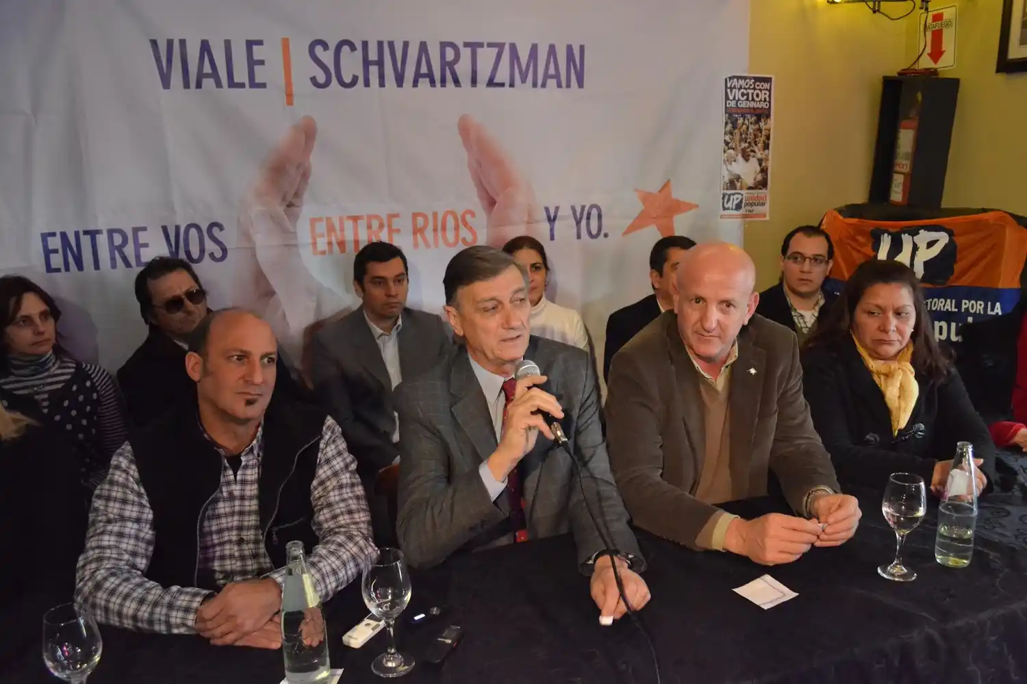 Viale y Haddad lanzan sus precandidaturas en Paraná 