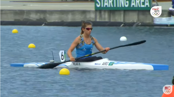 Tokio 2020: Brenda Rojas debutó en K1 200 metros y pasó a cuartos de final