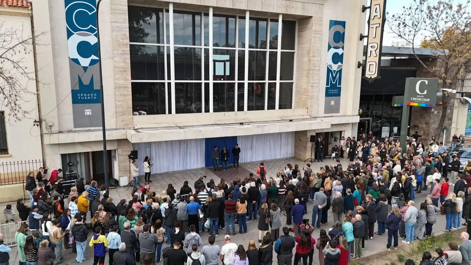 Este 25 de mayo, se completó la remodelación del Centro Cultural Municipal. Foto: MVT