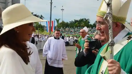 Cristina: "El discurso del Papa me hizo pensar en el concepto 'la patria es el otro'"