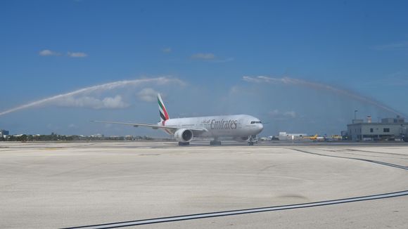 Emirates inaugurated its non-stop flights between Dubai and Miami