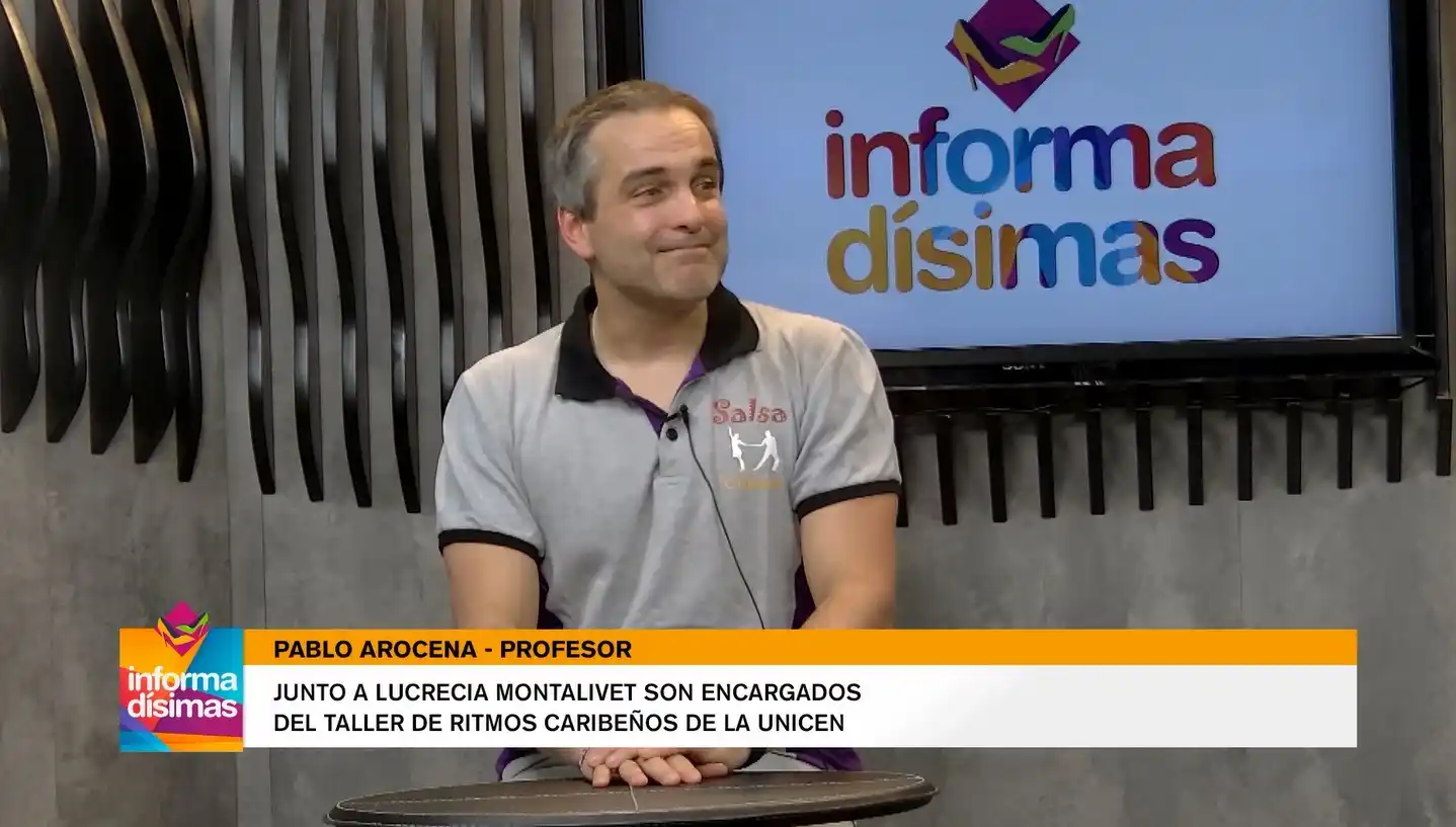 Junto a Lucrecia Montalivet son encargados del taller de ritmos caribeños de la Unicen