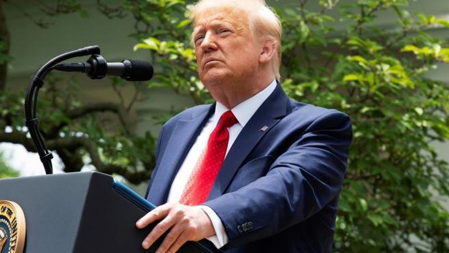 Donald Trump encabezó una gran celebración por la Independencia