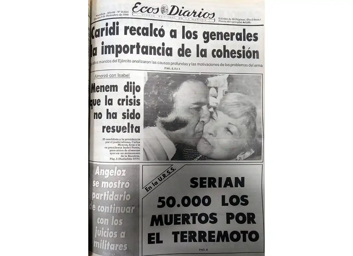 Viernes 9 de diciembre de 1988