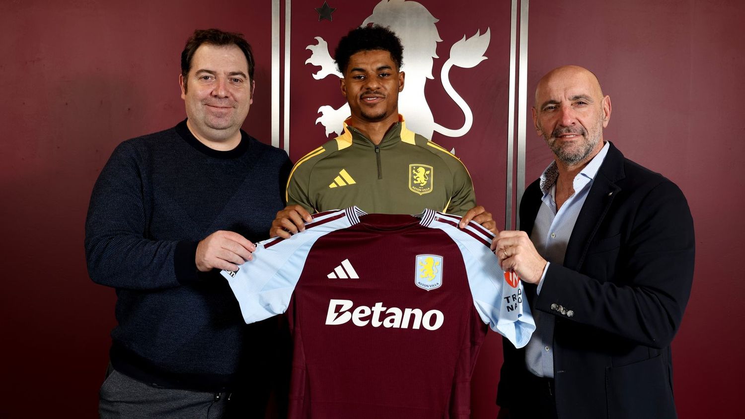 Rashford es nuevo compañero de "Dibu" Martínez en Aston Villa