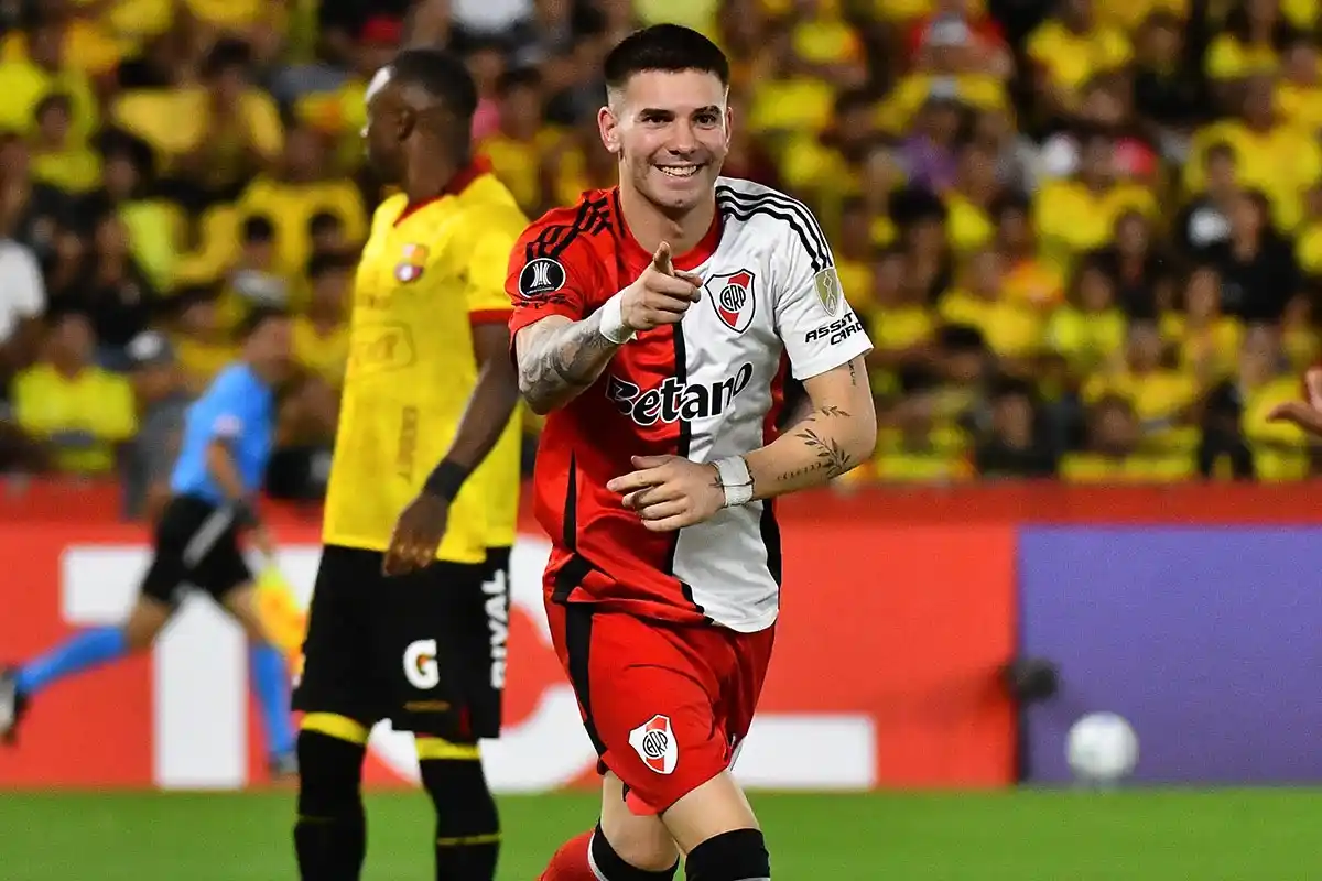 River ganó en Ecuador y se afirmó como líder de su grupo en la Copa Libertadores