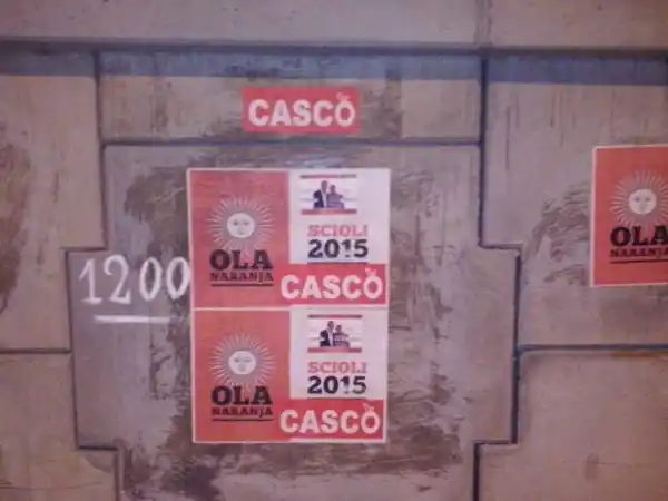 "La ola naranaja" de Scioli inundó Chaco, antes de la llegada de Cristina