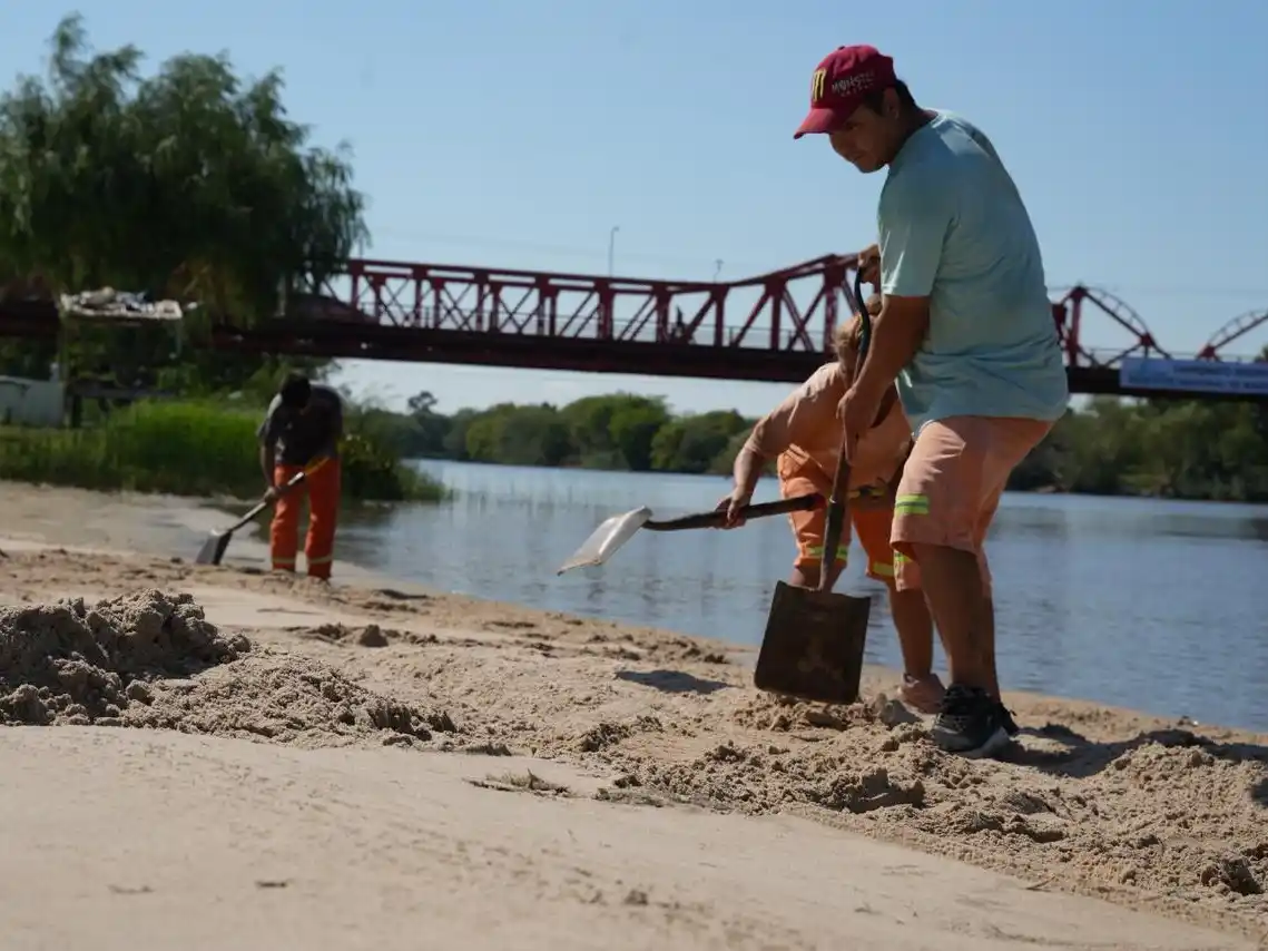 Pusieron a punto el Balneario Municipal para el Campeonato Argentino de Canotaje