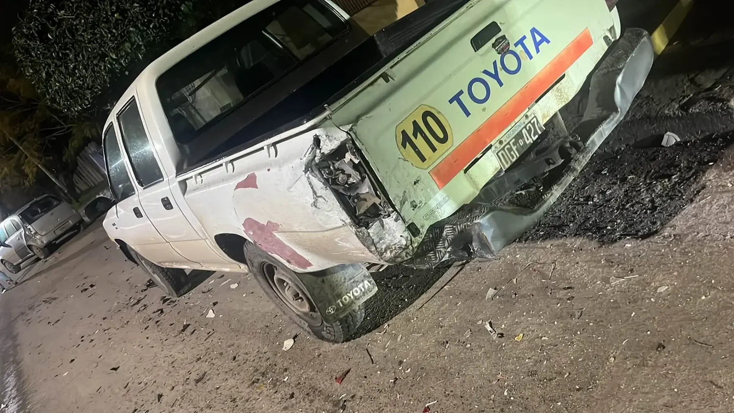 Chocó varios autos estacionados, escapó y fue detenido alcoholizado en la Ruta 227
