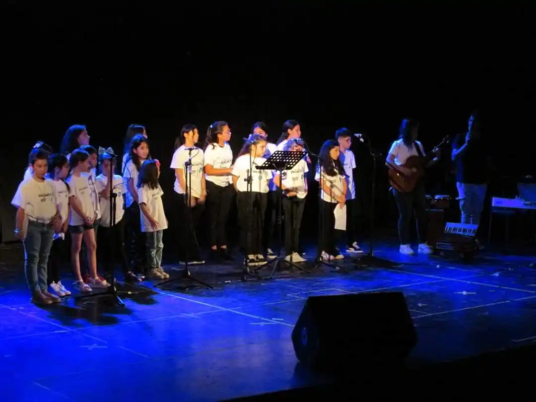 El Coro de Niños formó parte de la velada.