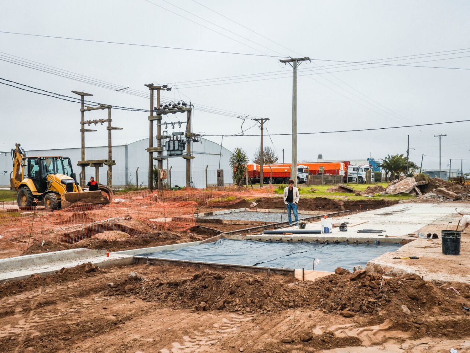 Importante avance de la obra de desagües pluviales