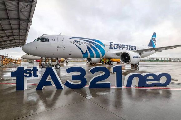 EgyptAir se convierte en el primer operador del Airbus A321neo en África
