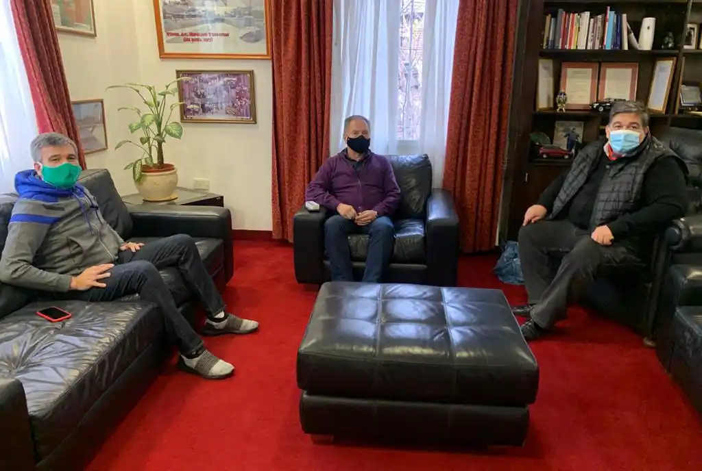 Coronavirus: Encuentro de trabajo entre Ishii, Descalzo y Zabaleta