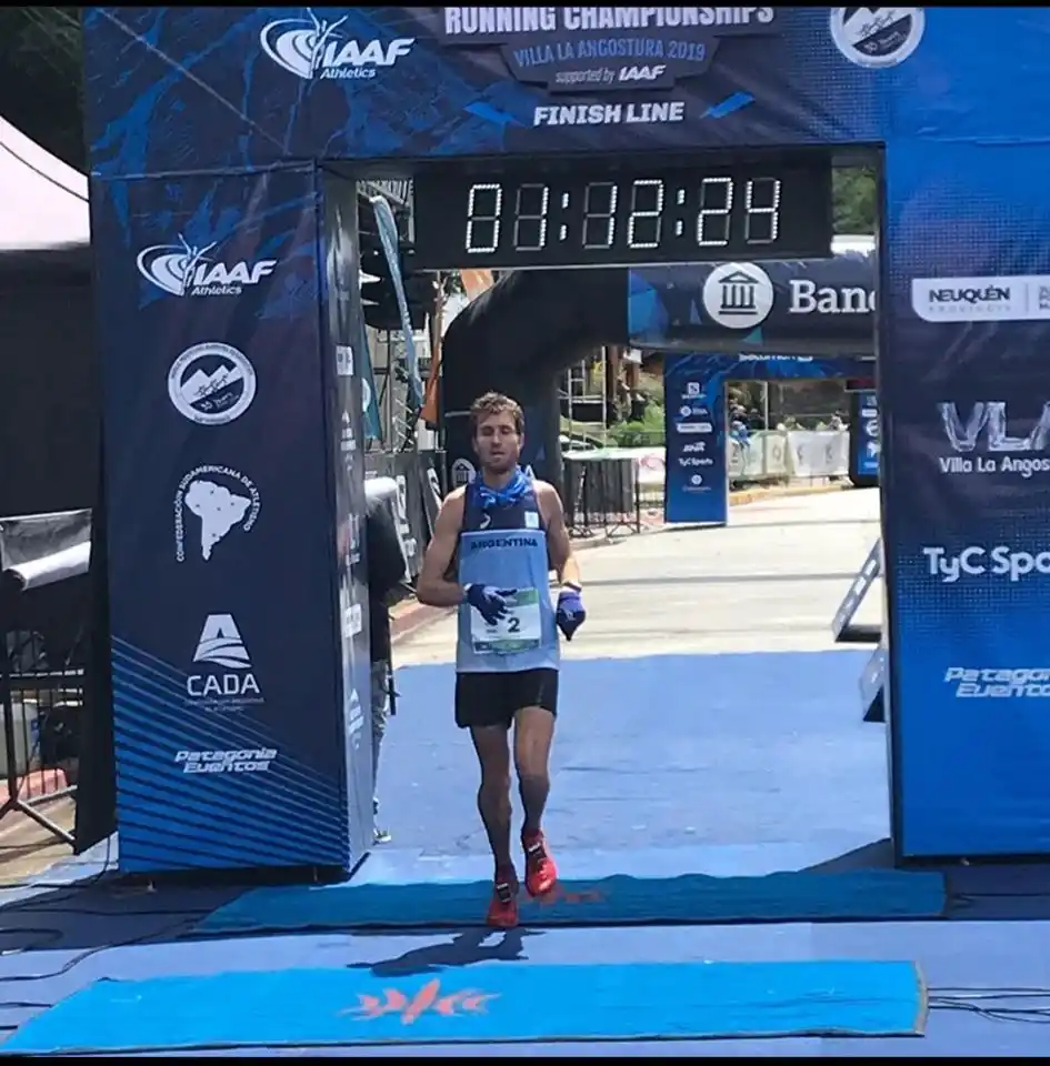 Diego Simon, el mejor argentino en el K15