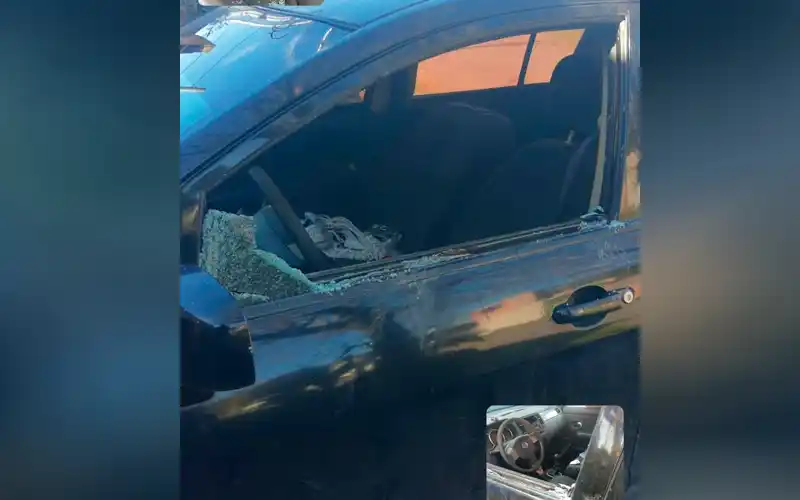 Le rompieron el auto para robarle un parlante y un equipo de mate: “Mucha impotencia”