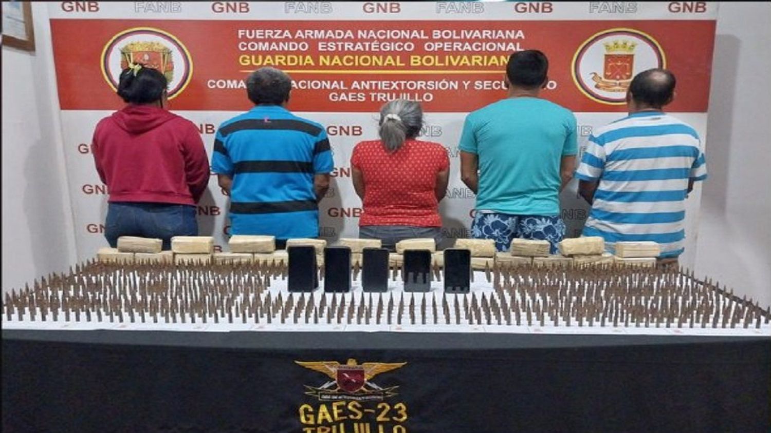 Incautan municiones de guerra a banda que opera desde la cárcel de Trujillo
