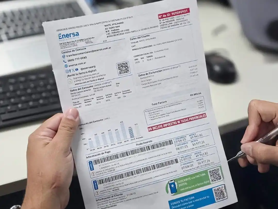 Entre Ríos impulsa el reordenamiento de tasas y contribuciones en la factura eléctrica