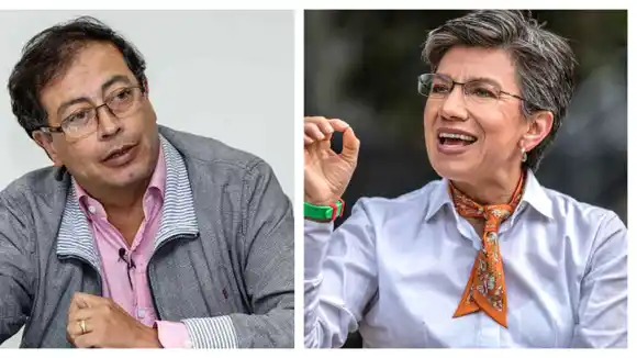 CHOCAN Gustavo Petro y Claudia López; ya comenzó la puja por el poder en las elecciones del 2023