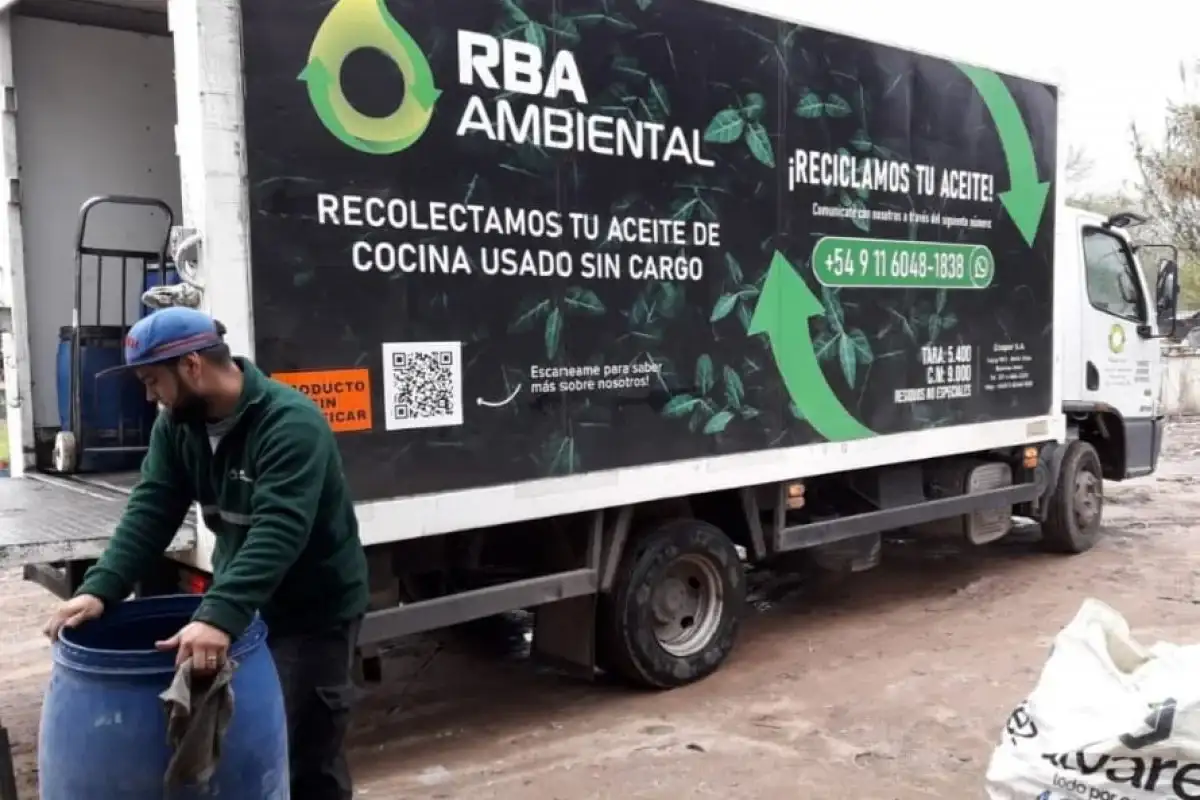 Recuperación de aceite vegetal usado: en seis meses se alcanzó el 70 % de todo lo recolectado en 2025