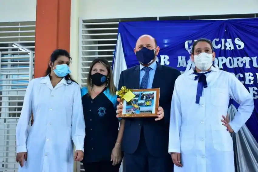 “Esto es igualdad de oportunidades”, dijo Insfrán al inaugurar la obra educativa 1.394 de su gestión