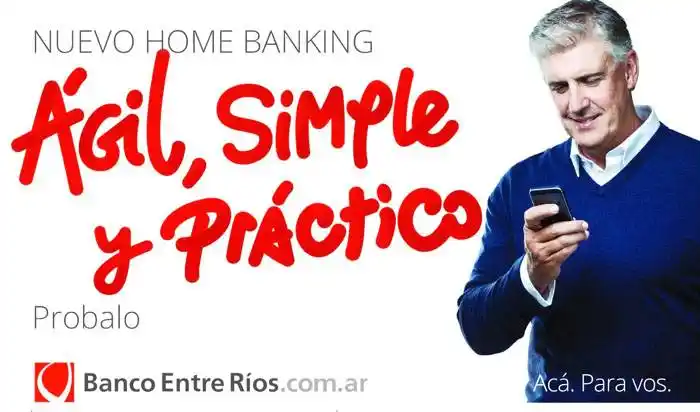 �SÁgil, simple y práctico⬝:  El Banco Entre Ríos presentó  su nuevo Home Banking