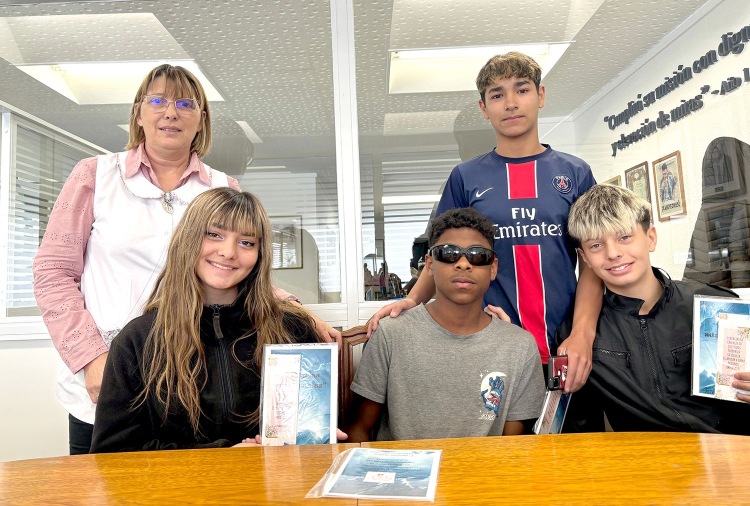 Mariela Soledad Ghesca, Milagros Anríquez, Abduldiouf, Ayrton Pedroz y Ezequiel Anríquez