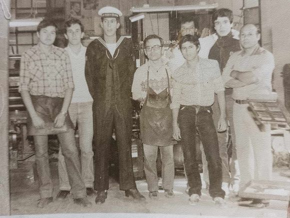 El marinero Fernando Jaime del Crucero General Belgrano, en “El Pueblo”