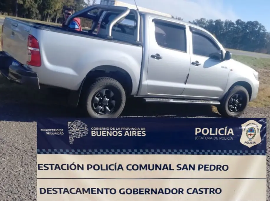 Una de las camionetas secuestradas en los operativos de tránsito en los que participan inspectores y policías.