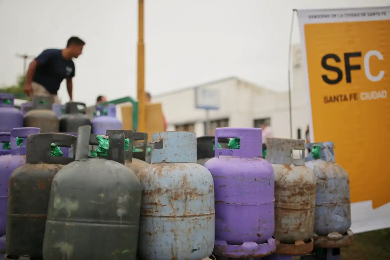 Venta de garrafas de gas a precio diferencial