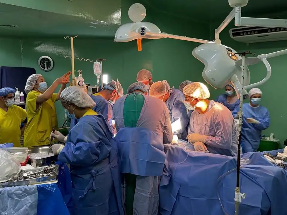 Gran operativo sanitario en Santa Fe.