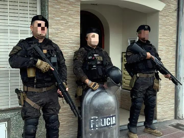 Operativo. Con presencia de agentes del Grupo de Apoyo Departamental