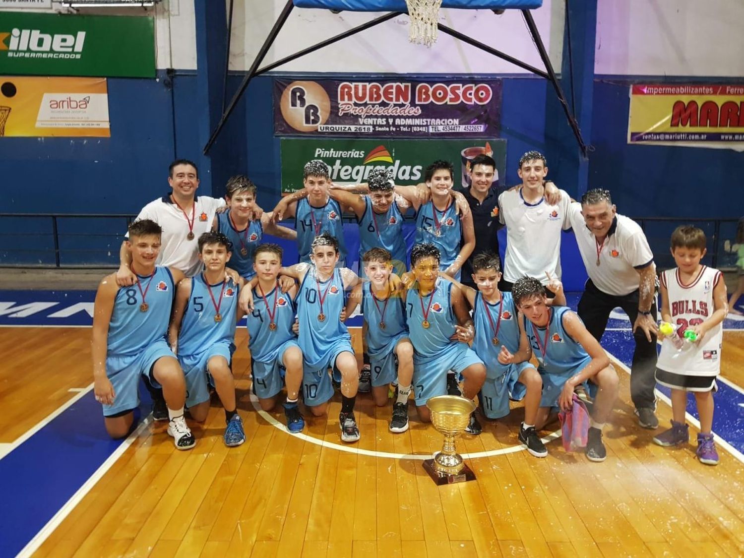 Los U13 de la Venadense campeones tras ganarle a Santa Fe