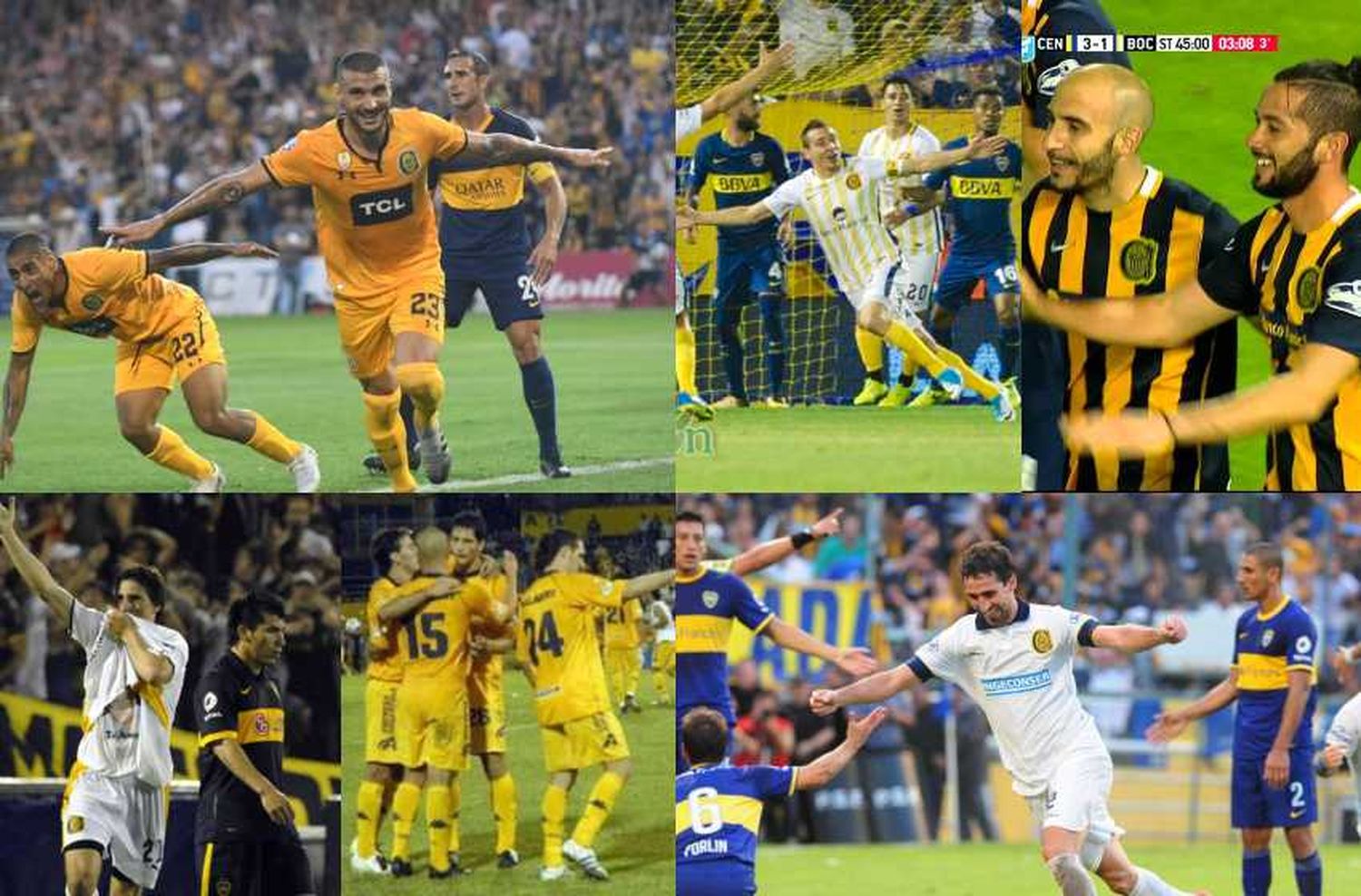 Central llegó a 6 victorias seguidas contra Boca como local, una de las mejores rachas de su historia
