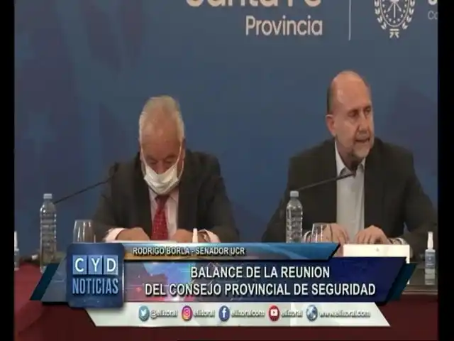 Balance de la reunión del Consejo Provincial de Seguridad