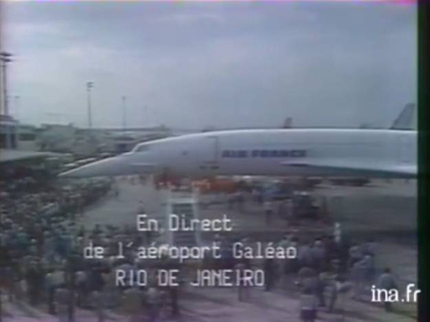 [Video] Llegada a Río de Janeiro del primer vuelo del Concorde en 1976