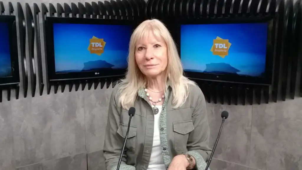 Cjal Nilda Fernandez en el desayuno de Tandil Despierta