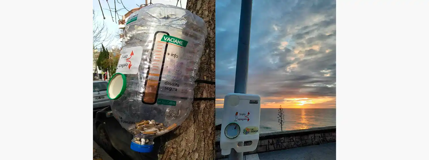 Se instalaron más de 40 colilleros ecológicos en la ciudad