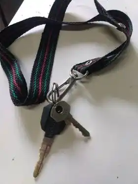 Ingrid encontró llaves
