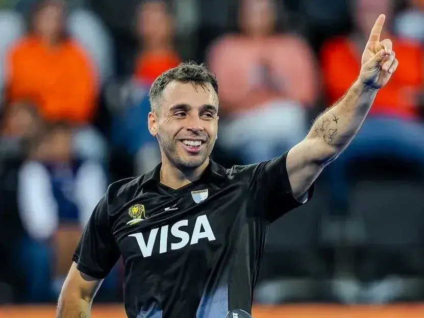 El cordobés Tomi Domene, elegido el mejor jugador del mundial de Hockey y máximo anotador con 10 goles. Foto: CAH