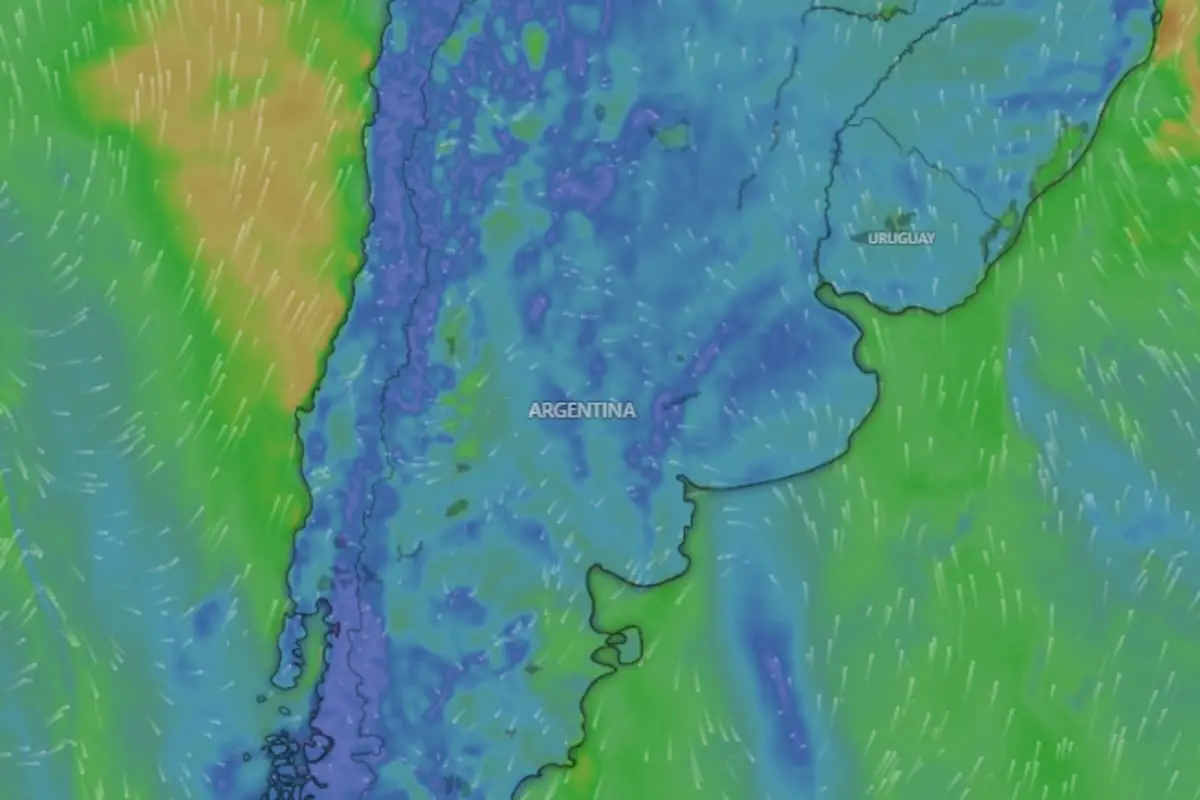 El Servicio Meteorológico Nacional emitió una alerta amarilla por tormentas y nevadas para este lunes 26 de octubre