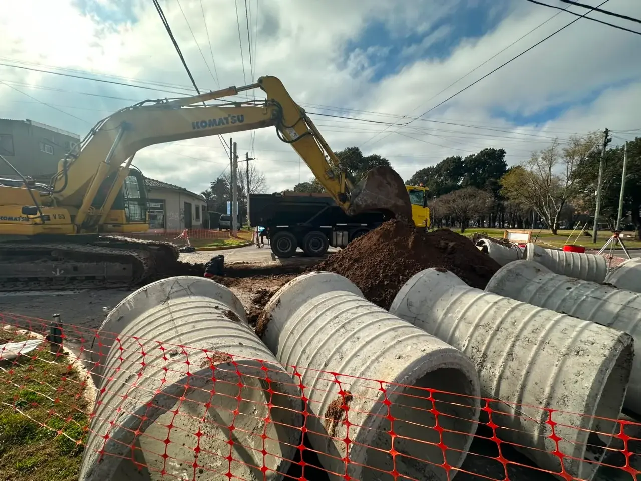 Almirante Brown: El Municipio avanza con obra para sanear más de diez hectáreas