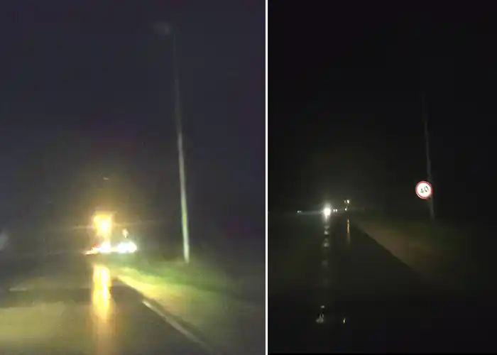 La Circunvalación a oscuras, faltan 107 luces en un tramo