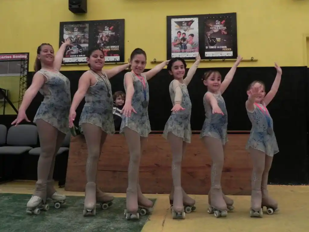 Buena experiencia para las patinadoras de Ferro