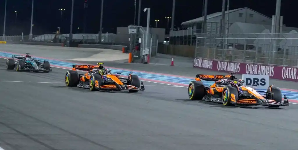 Piastri, Norris y Russell. Los primeros en la Sprint de Qatar