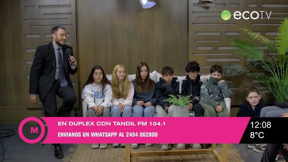 Los alumnos de la escuela técnica  N°5 visitaron El Eco multimedios