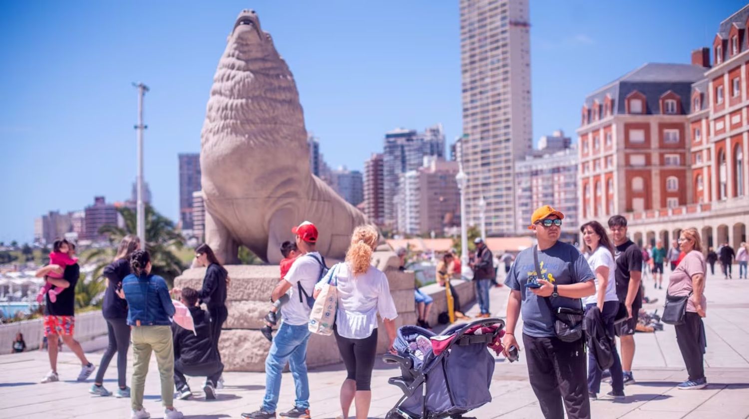 Mar del Plata fue una de las ciudades más concurridas.