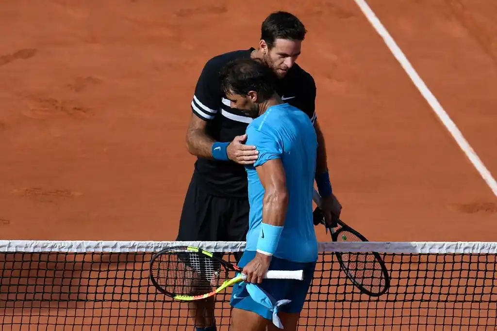 Del Potro se topó con un Nadal muy superior y su aventura en París concluyó en semifinales