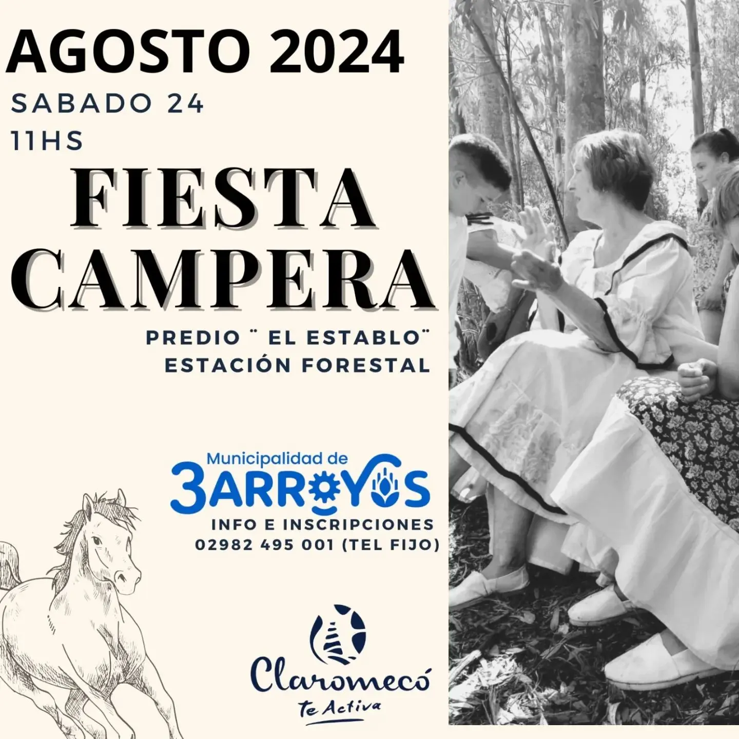 Tercera edición de La Fiesta Campera en Claromecó
